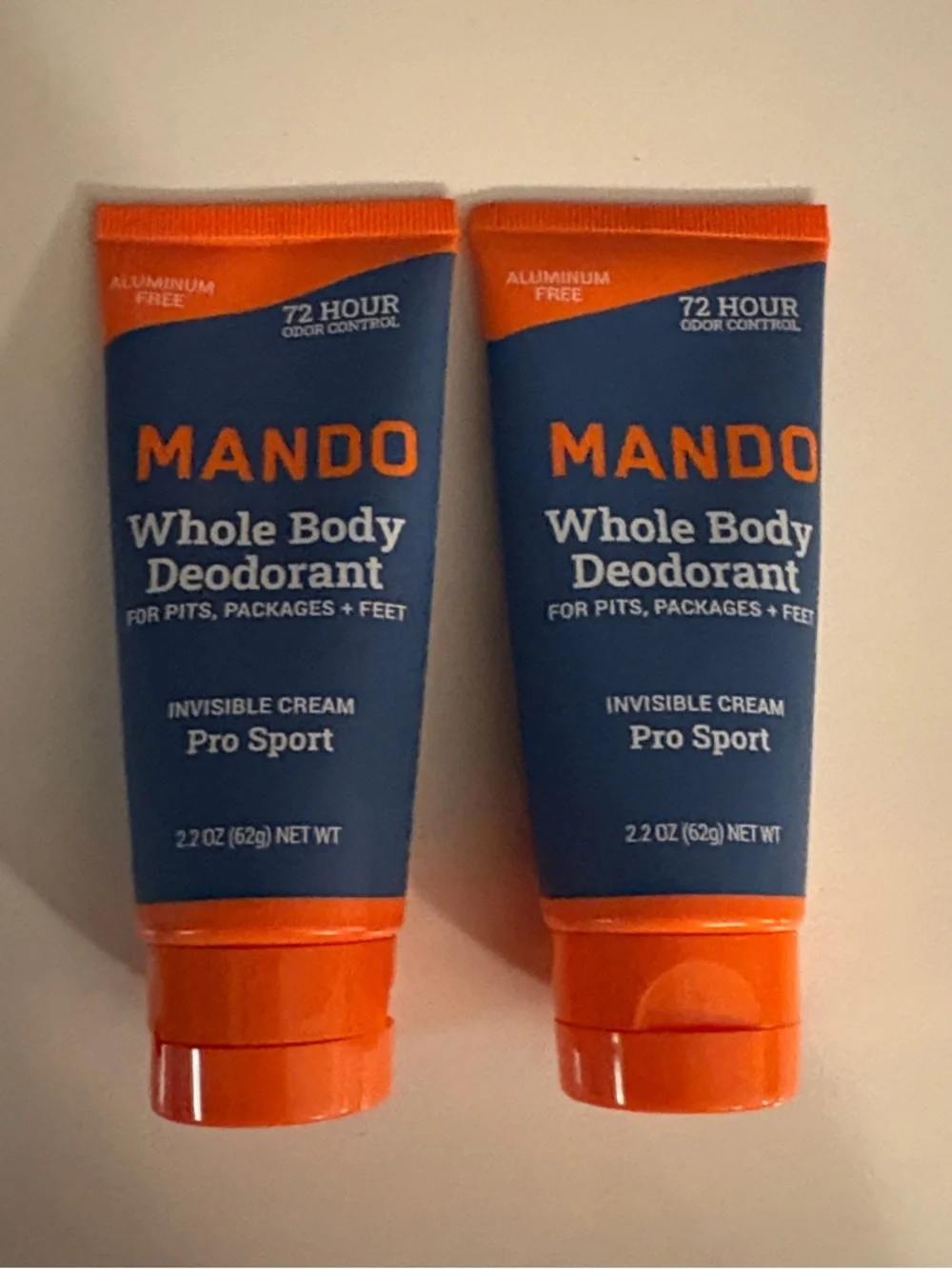 MANDO Pro Sport Whole Body Deodorant Invisible Cream
